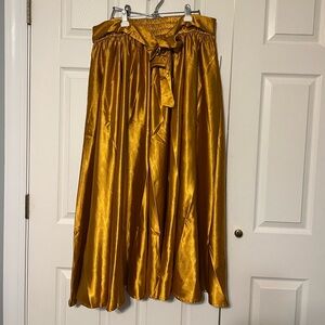 NWT Cato’s Elegant Gold Women's maxi Skirt